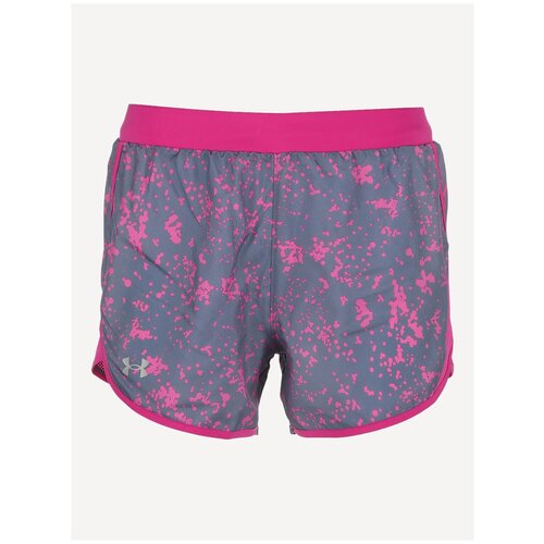 фото Шорты under armour ua fly-by 2.0 printed shorts, размер xs, mineral blue/meteor pink
