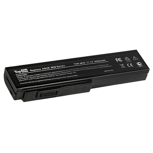 фото Аккумуляторная батарея topon для ноутбука asus m52vp (4400mah)