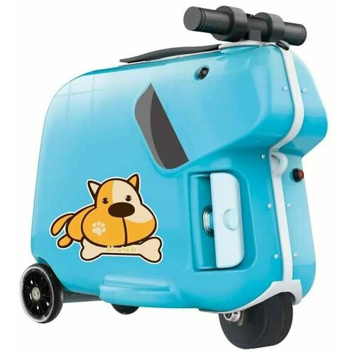 фото Vip-подарок детский чемодан-электроскутер airwheel sq3 blue