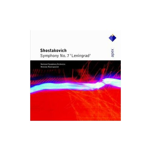 фото Компакт-диски, apex, mstislav rostropovich - shostakovich: symphony no.7, 'leningrad' (cd)