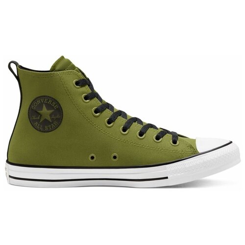 фото Кеды converse chuck taylor all star padded tongue 168711 текстильные высокие зеленые (44)