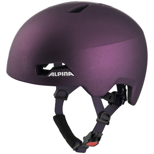 фото Велошлем alpina 2021 hackney dark violet matt (см:51-56)