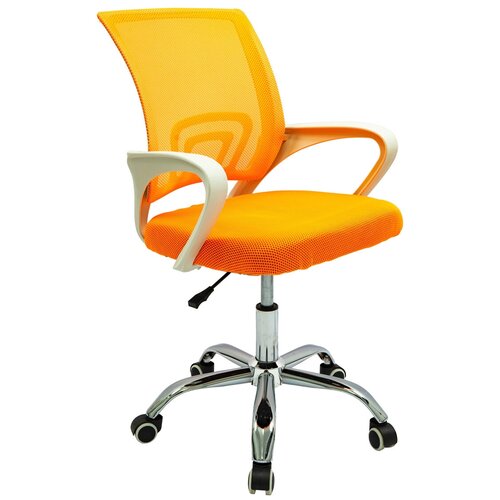 фото Компьютерное офисное кресло с подлокотниками urm комфорт, оранжевое