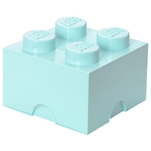 фото Ящик для хранения 4 нежно-голубой , lego