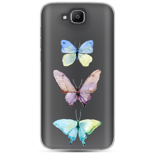фото Силиконовый чехол акварельные бабочки на doogee x9 mini / дуги x9 mini case place