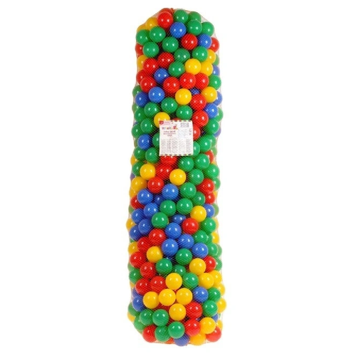фото Шарики для сухого бассейна, диаметр шара 7,5 см, набор 500 штук, цвет разноцветный no brand