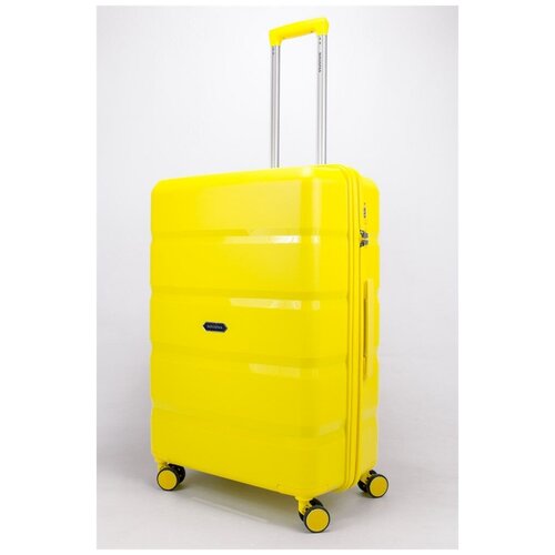 фото Mironpan чемодан большой pp (4 гориз. полосы) жёлтый (l-) большой желтый sweetbags