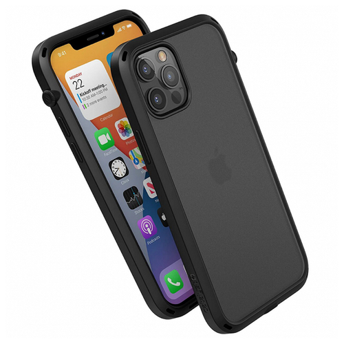 фото Чехол catalyst influence series case для iphone 12 / iphone 12 pro чёрный (stealth black) catalyst waterproof