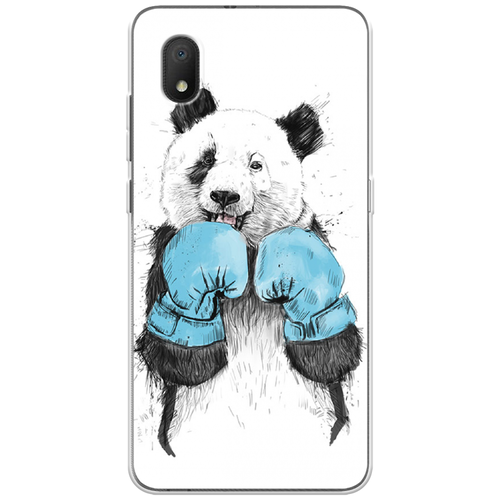 фото Силиконовый чехол панда боксер на alcatel 1a/1b 2020 / алкатель 1a case place