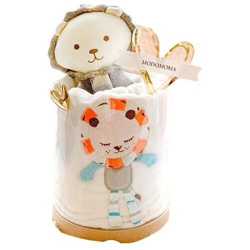 фото Подарочный набор для новорожденных / белье в кроватку для новорожденных / плюшевый плед для малышей / комплект белья для новорожденных modomama