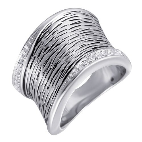 фото Jv кольцо из серебра c фианитом 05s2azr277906curi_ko_003_wg, размер 17.5