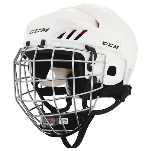 фото Шлем защитный ccm fitlite 50 helmet combo sr, р. m, белый