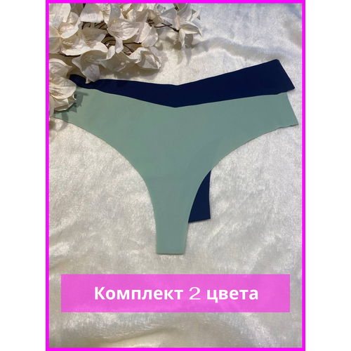 фото Трусы , 2 шт., размер l(46-48), зеленый collection by eva