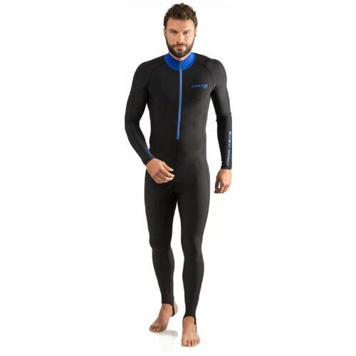 фото Гидрокостюм для подводного плавания и водного спорта cressi ski man 1мм размер l черный/синий