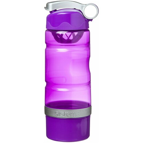фото 535 спортивная питьевая бутылка 615мл-фиолетовый sistema