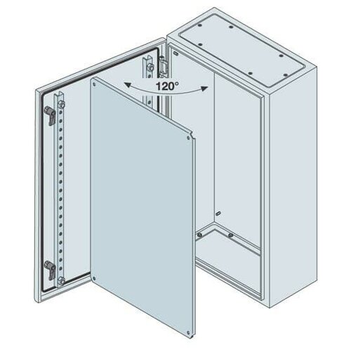 фото Щиты монтажные abb корпус шкафа ip65 монтаж. плат. 800х600х250 abb srn8625k