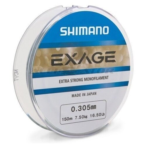 фото Леска shimano exage 150 м прозрачная 0,185 мм 2,9 кг