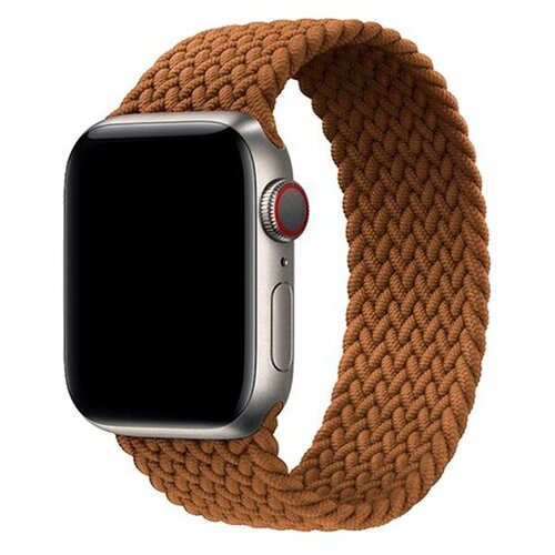 фото Ремешок-браслет нейлоновый для apple watch 42/44мм (10), коричневый, s(135mm) greatcase
