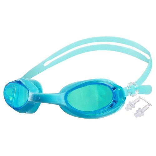 фото Onlitop очки для плавания + беруши, взрослые, цвета микс