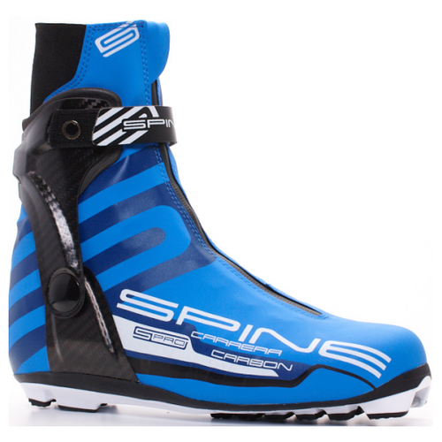 фото Лыжные ботинки spine carrera carbon pro 598m nnn (черный/белый/синий) 2020-2021 40 ru