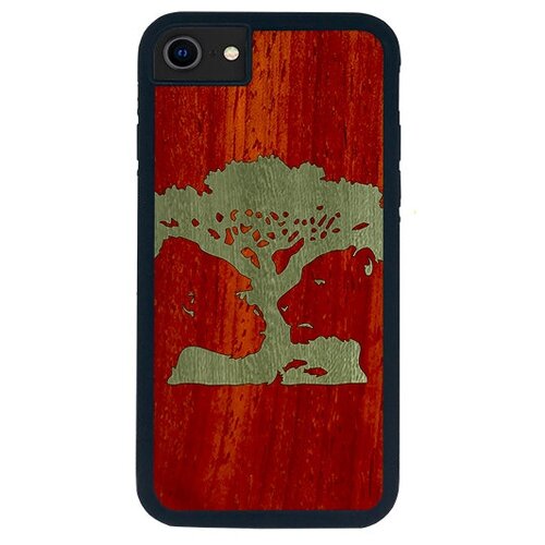 фото "чехол t&c для iphone se 2020/8/7, tpu, wild collection, магическое дерево (падук - кото)" timber & cases