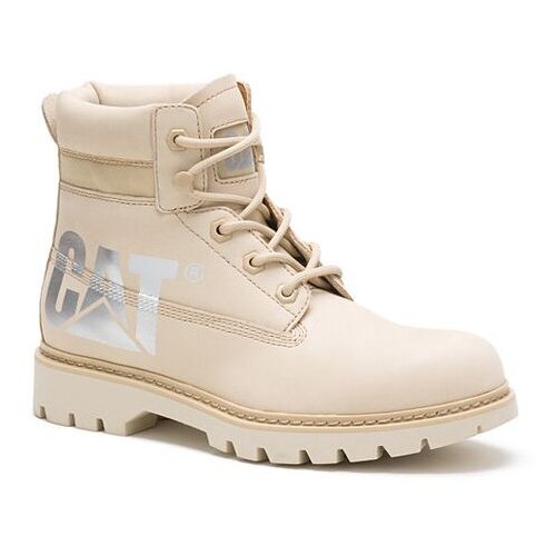 фото Ботинки caterpillar lyric bold boots женские, цвет бежевый, размер 7.5