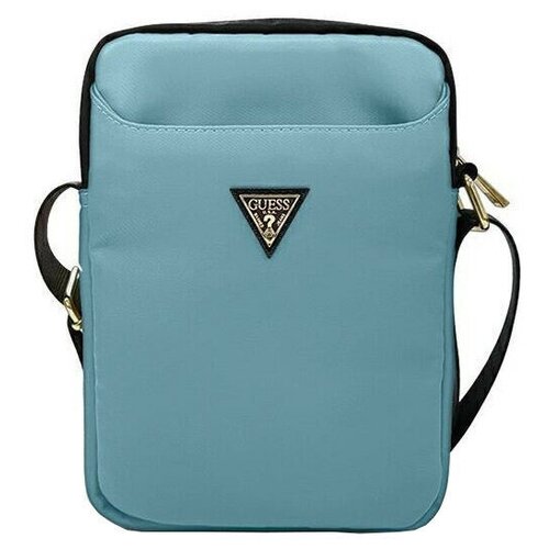 фото Сумка cg mobile guess nylon tablet bag with triangle metal logo для планшетов 10", цвет голубой (gutb10ntmllb)
