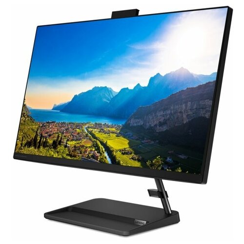 фото Моноблок lenovo ideacentre 3 27itl6 / f0fw000srk (27.00" 1920x1080/ core i3 1115g4 3000mhz/ 8gb/ ssd 256gb/ dvd±rw/ intel uhd graphics 64mb) ms windows 10 home (64-bit)/черный