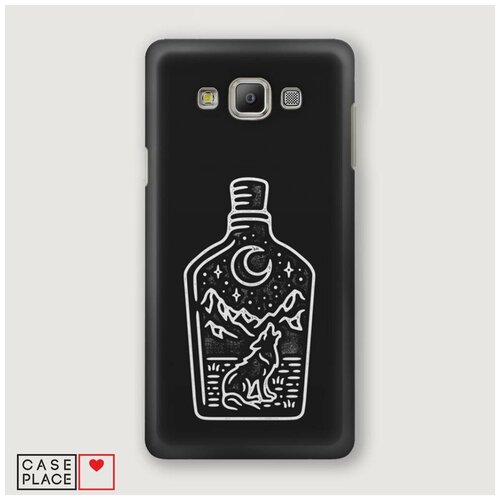 фото Чехол пластиковый samsung galaxy a7 бутылка арт case place