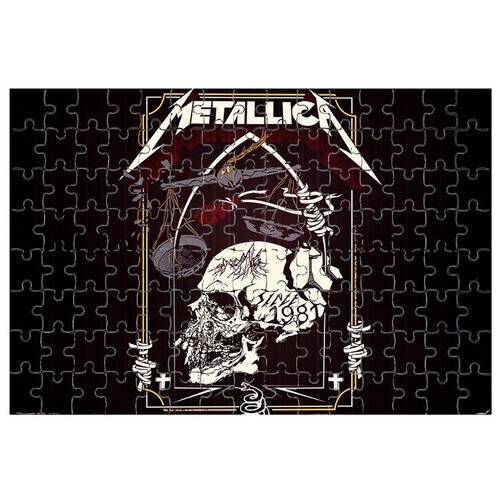 фото Магнитный пазл metallica весы drabs