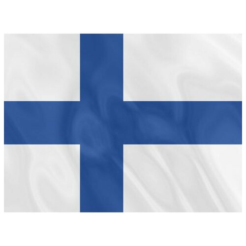 фото Без тм флаг финляндии (135 х 90 см)