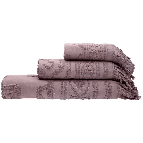 фото Tana home collection полотенце kantri цвет: сиреневый (40х60 см) br41737