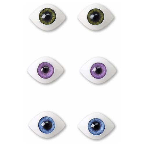 фото Phyn and aero eyes set of 3 (набор глаз 6 мм для кукол фин энд аэро) tonner / тоннер