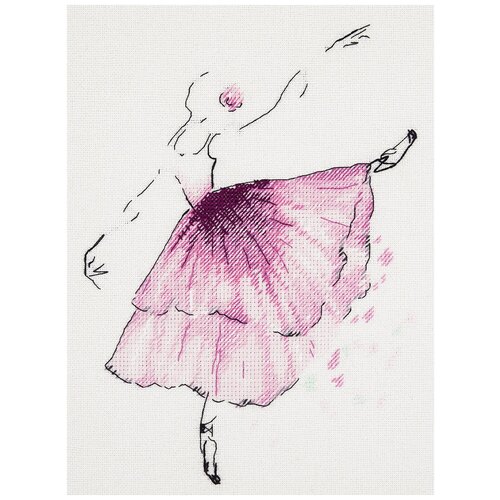 фото Panna набор для вышивания балерина анемон 19.5 x 23 см (c-1886)
