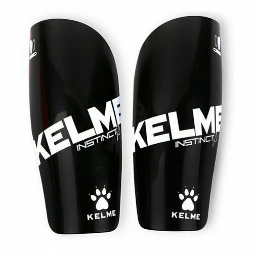 фото Щитки футбольные kelme soccer guard k15s948-003, р. l(рос. m), без голеностопа, пластик, подкладка эва, черный