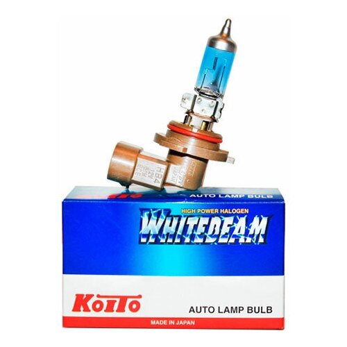 фото Лампа галогенная koito whitebeam hb4 9006 12v 55w (110w) 4200k, 1 шт.