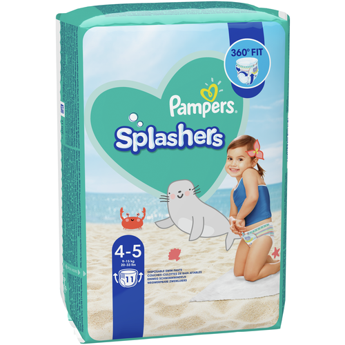 фото Pampers трусики splashers (9-15 кг) 11 шт.