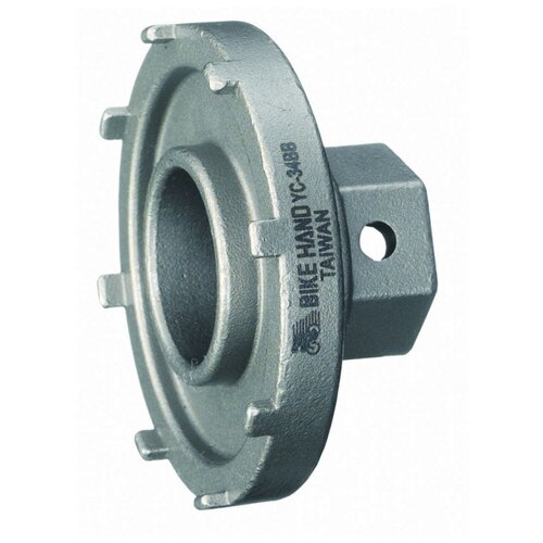 фото Съемник 6-190340 yc-34bb прижимного кольца электопривода bosch 50mm для электро велосипедов, серебристый bikehand bike hand