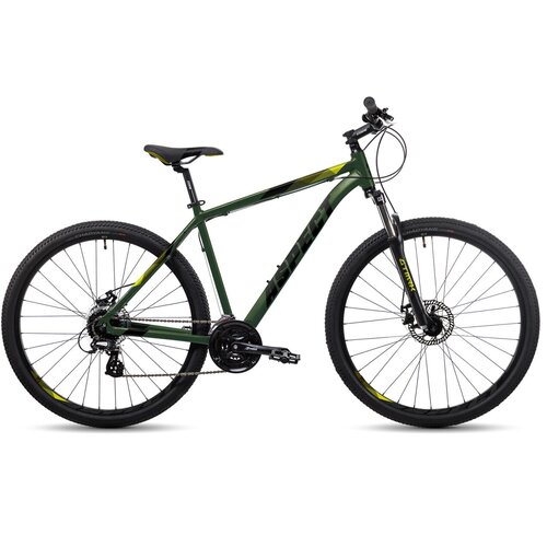 фото Велосипед aspect ideal 29"-23г. (20" / зеленый-желтый )