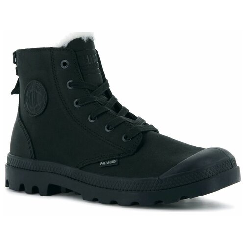 фото Ботинки palladium pampa hi pilot 76883-008 кожаные черные (40)