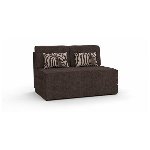 фото Диван выкатной кармен люкс рогожка коричневый. спальное место: 195/100 диваны и кровати
