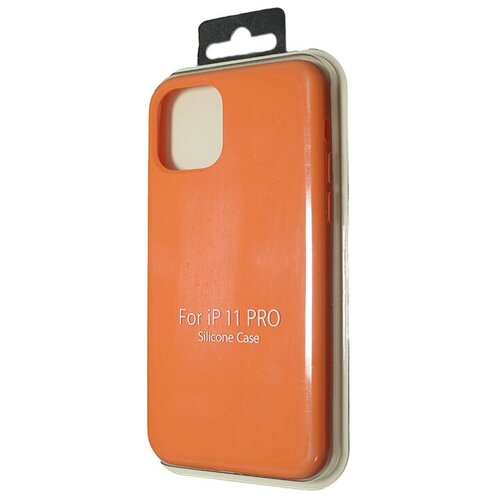 фото Чехол- накладка для iphone 11 pro silicone case nl закрытый персиковый (2)