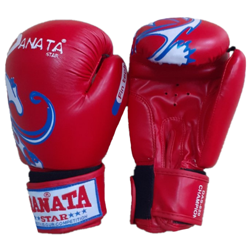 фото Боксерские перчатки champion 8 oz красные danata