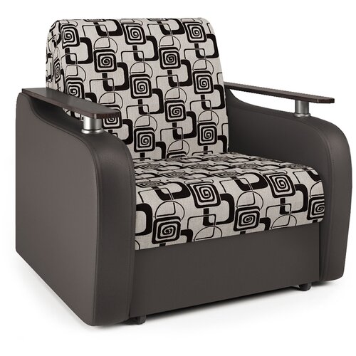 фото Кресло-кровать гранд д экокожа шоколад и ромб шарм-дизайн