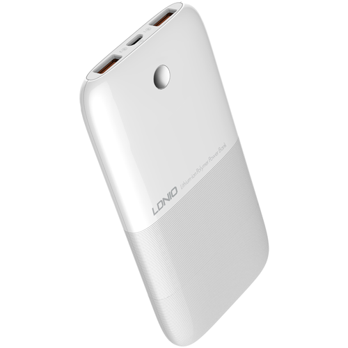 фото Внешний аккумулятор ldnio pr1009/ 10000 mah/ 2 usb/ выход: 2.1a/ белый