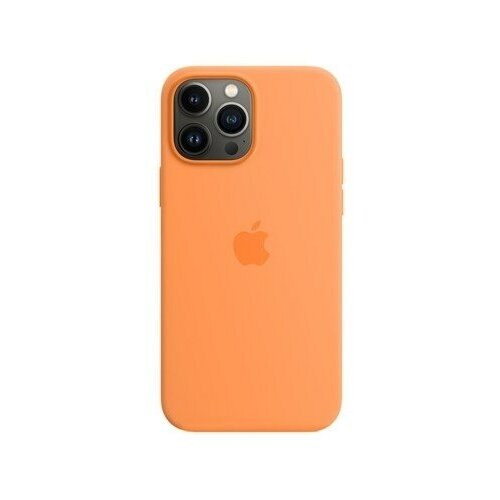 фото Панель-накладка apple silicone case with magsafe marigold для iphone 13 pro max