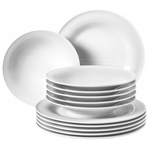 фото Seltmann weiden набор столовой посуды 12 предметов beat white seltmann weiden