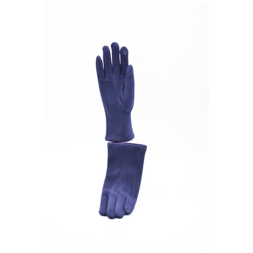 фото Перчатки женские осенние темно серые сенсорные happy gloves размер 6,5