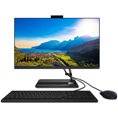 фото Моноблок lenovo ideacentre 3 24itl6 / f0g0005frk (23.80" 1920x1080/ core i5 1135g7 2400mhz/ 16gb/ hdd+ssd 1000gb/256gb/ dvd±rw/ nvidia geforce® mx450 2048mb) без ос/черный