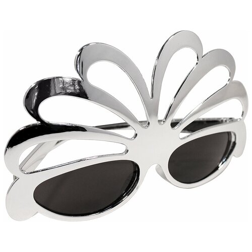 фото Карнавальные очки пластиковые диадема серебро гк сфера